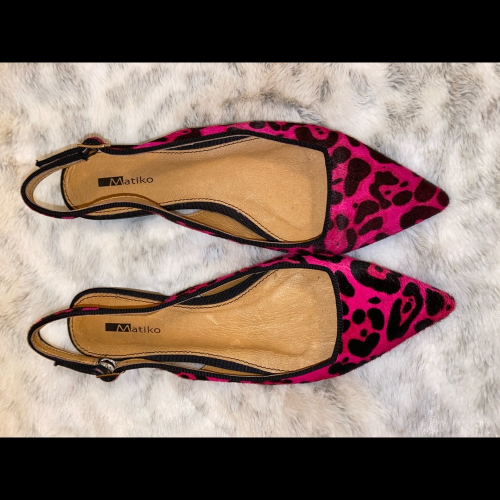 Sling back flats